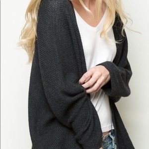 Caroline cardigan dark grey